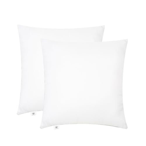 Makimoo Inserciones de Cojines de 45 x 45 cm, Inserciones de Almohadas Relleno de Fibra Hueca para...