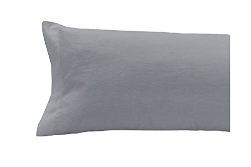 SABANALIA - Funda de Almohada de Franela, 70-90 x 45, Gris
