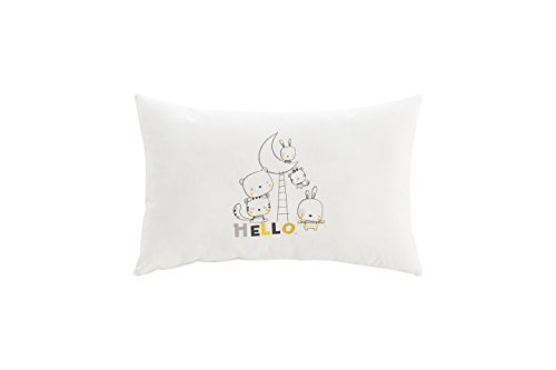 Piccola Casa 65353 - Coj&iacute;n decorativo, 25 x 40 cm, color Gris y Mostaza