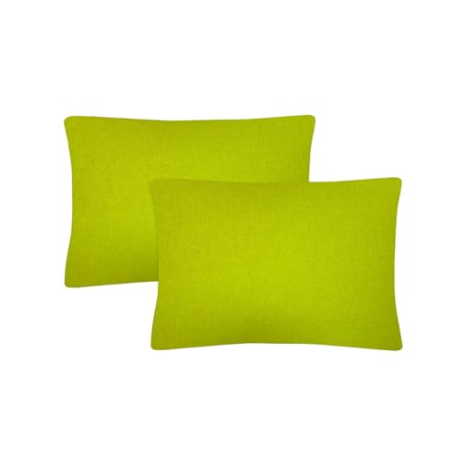 TIENDA EURASIA &ndash; Pack 2 Fundas de Cojin | Color Liso | Tejido Loneta Resistente | Tacto Suave y...