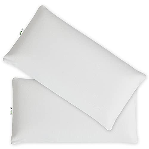 TextilECO Pack de 2 Fundas de Almohada Antiacaros 100% Algodon Peinado. Impermeable y Transpirable....