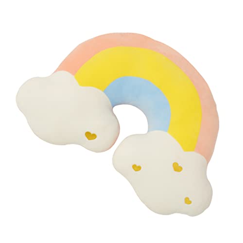 HOLIDYOYO Cojín Decorativo De Nube Arcoíris De Peluche para Decoración del Hogar y Guardería...