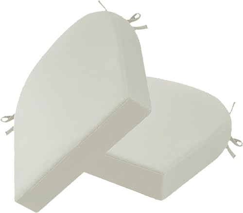 Gen&eacute;rico cojin Sillon Exterior Impermeables,Cojines Sillas Jardin con Lazos, Almohadillas para...