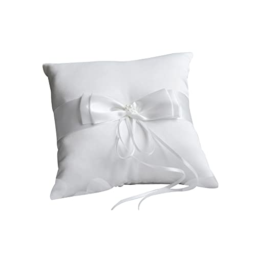 Srup Coj&iacute;n para Anillos de Boda, Boda Anillo Almohada Coj&iacute;N, Porta Alianzas Blanco Anillos de Boda...