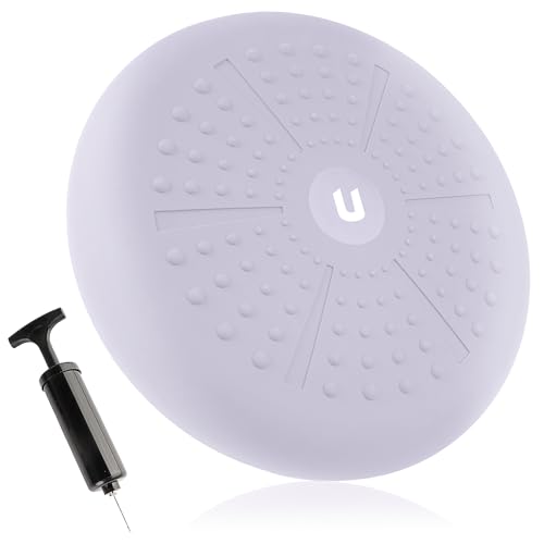 unycos - Coj&iacute;n de Equilibrio y Yoga Antideslizante de 33 cm con Bomb&iacute;n de Aire, Propioceptivo e...