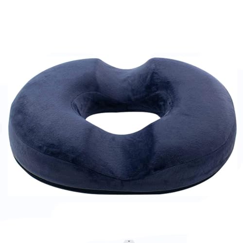 Bcuuozeeing Cojín ortopédico para hemorroides, cojín de asiento de espuma viscoelástica para...