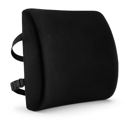 Jacky&Choco Coj&iacute;n Lumbar Ergon&oacute;mico de Espuma Viscoel&aacute;stica para Silla de Oficina y Asiento de...