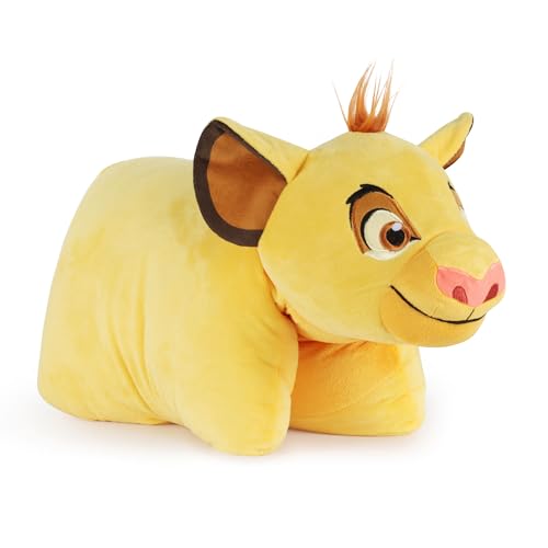 Simba del El Rey Le&oacute;n Disney - Coj&iacute;n de Peluche Ultra Suave y Multifuncional, abrazable, Ideal...