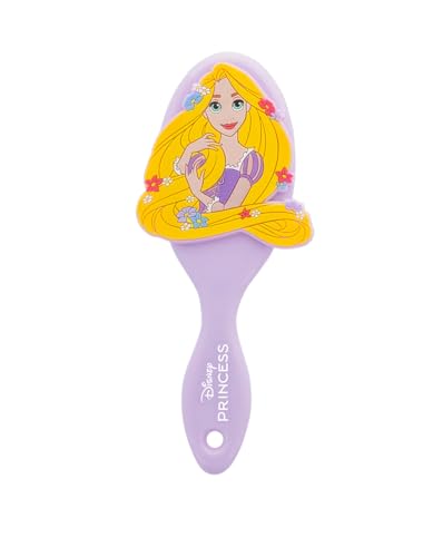 Disney Princesa Rapunzel - Cepillo desenredante ultra-flexible - Pasadores flexibles anti-rotura -...
