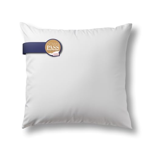 Bestlivings Almohada de plumas fabricada en Alemania, 80 x 80 cm, con certificaci&oacute;n Downpass...