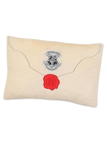 United Labels Coj&iacute;n de Harry Potter &ndash; Hogwarts Carta Logo Letra Coj&iacute;n Decorativo Coj&iacute;n Beige 30...