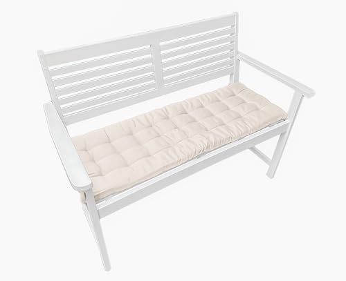 Brandsseller Coj&iacute;n de Banco 120x40x4 cm &ndash; para Banco de jard&iacute;n y Banco de Comedor &ndash;...