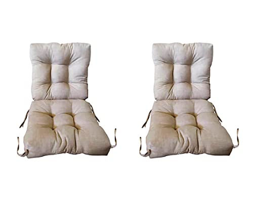 2 Cojines de sillas de Jard&iacute;n. Cojines con Respaldo para sillas de terraza, Patio y jard&iacute;n. Coj&iacute;n...