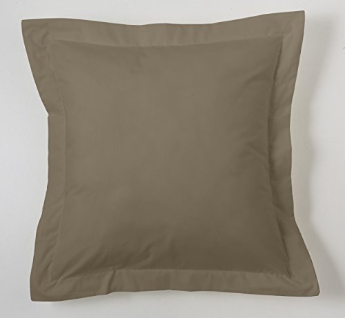 ESTELA - Funda de coj&iacute;n Combi Liso 200 Hilos algod&oacute;n Peinado, Color Vis&oacute;n - Medidas 55x55+5 cm. -...