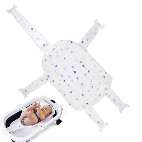 Aolso Asiento Hamaca Ba&ntilde;era para Beb&eacute; Reci&eacute;n Nacido,Red de Soporte para Ba&ntilde;era,Alfombra de...