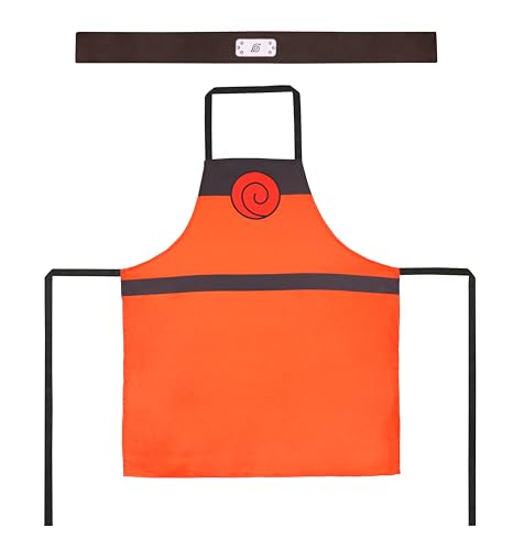SD TOYS - Delantal Naruto Shippuden - Color Naranja