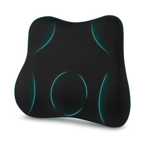 Havnxor Cojin Lumbar Coche Ergon&oacute;mico, Coj&iacute;n Lumbar de Espuma Viscoel&aacute;stica, Almohada Lumbar...