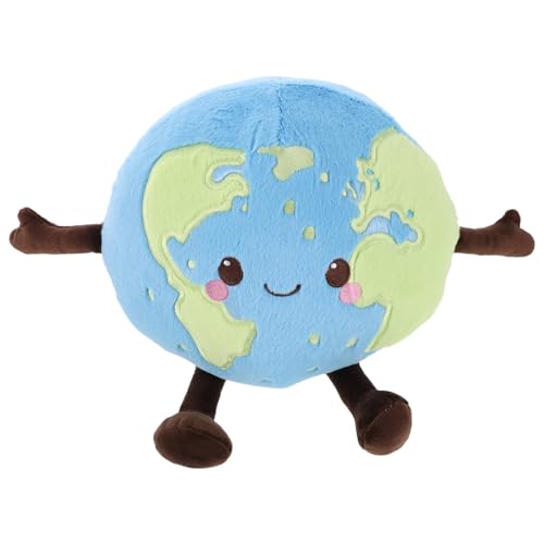 SOPOTUTU Almohada de Peluche Tierra Redonda para Ni&ntilde;os, Tama&ntilde;o Mediano, Material Felpa S&uacute;per,...