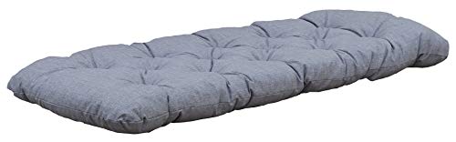 Chicreat Coj&iacute;n para banco, 120 &times; 50 &times; 8 cm, gris claro