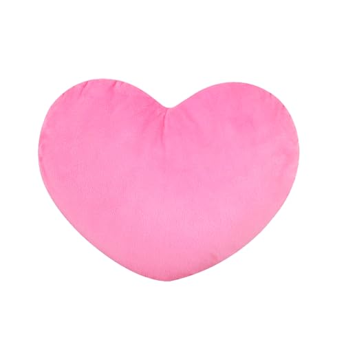 Fadcaer Almohada decorativa de coraz&oacute;n, coj&iacute;n de felpa suave, bonito coj&iacute;n en forma de coraz&oacute;n...