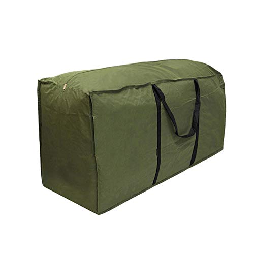Bolsa de almacenamiento para cojines de jardín, grandes bolsas impermeables, organizador plegable...