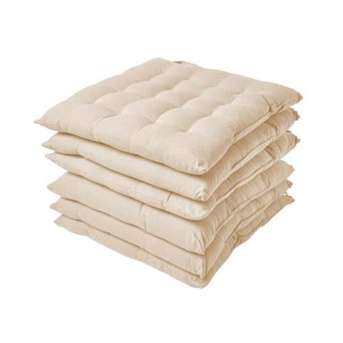 GREATOYAR Cojin para Silla, Cojín Decorativo con Correas de Sujeción, Cojin Cuadrado de Imitación...