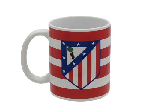 CyP Brands- Atl&eacute;tico de Madrid, Taza, Taza Cer&aacute;mica, Desayunos, Menaje, Tazas Originales, Color...