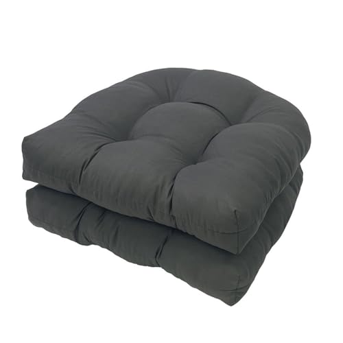 SJMDMZD Pack 2 Cojines Lounge Exterior, Cojin Asiento Muebles Mimbre Jard&iacute;n, Suave y Acogedor...