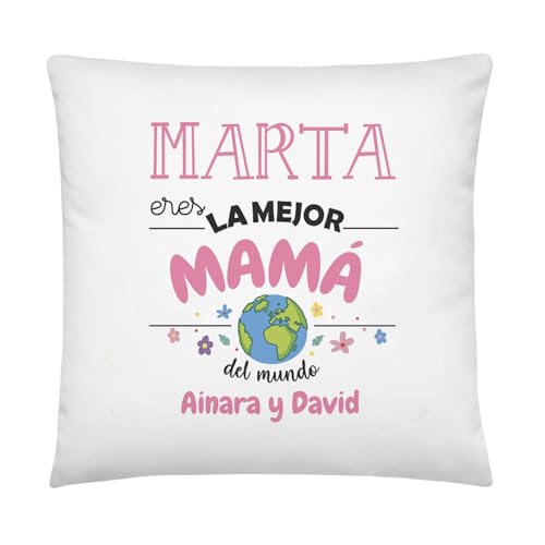 Kembilove Regalo Personalizado Mam&aacute; | Coj&iacute;n para Madres con Nombre | Regalo Originale Mam&aacute; |...