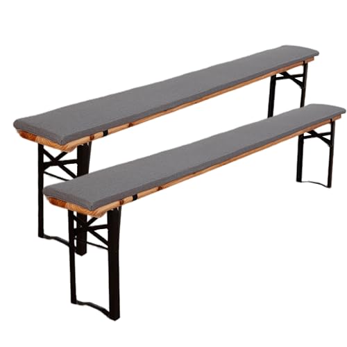 EBETA 2 x Cojines para Bancos, Alfombrilla para Taburete de Lino de algod&oacute;n, Cojines Acolchados...