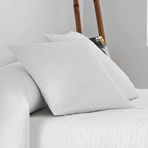 Funda coj&iacute;n Carmina de Tejido Jacquard, Tacto algodonado y Suave, Coj&iacute;n Moderno y Elegante de...