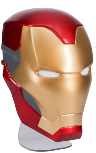 Luz Casco de Iron Man - L&aacute;mpara de Escritorio, Regalo Coleccionable para Fans de Marvel