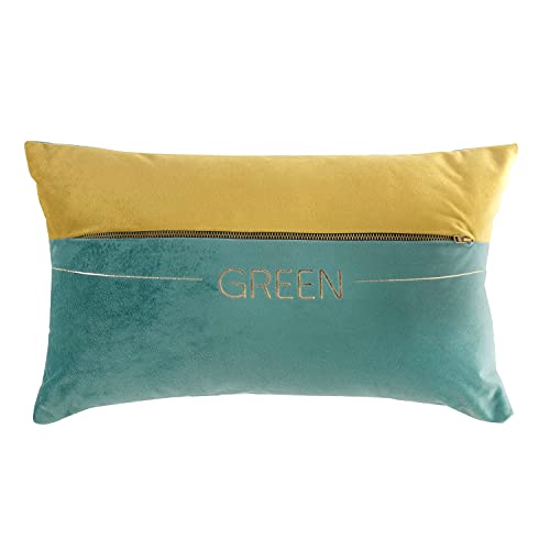 MACOSA U1608583 - Almohada Coj&iacute;n Decorativo (50 x 30 cm, Cremallera de Terciopelo, con Relleno),...