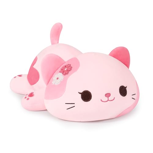 shownicer Peluche de gato de peluche Kawaii, coj&iacute;n de peluche, regalo para ni&ntilde;os y ni&ntilde;as, 3 a&ntilde;os...