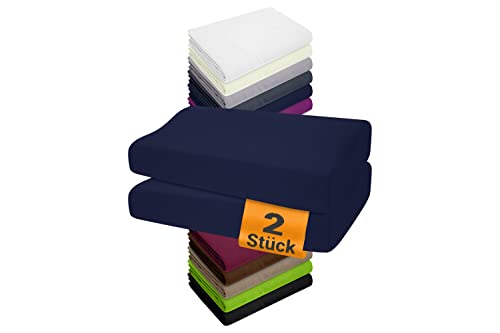 npluseins Juego de 2 fundas de coj&iacute;n para almohadas de salud tama&ntilde;o S - Fundas ajustables...