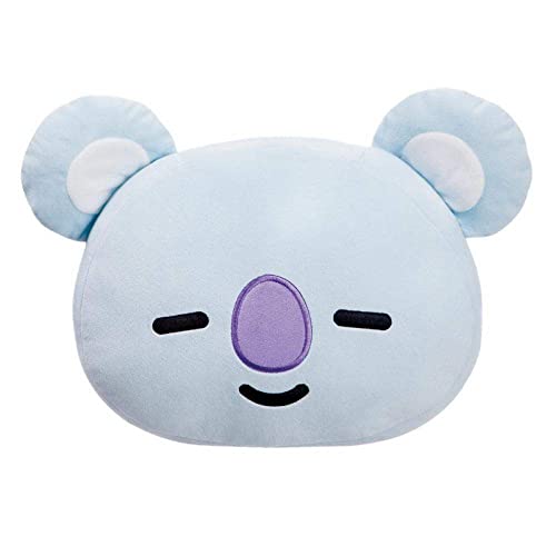 Aurora BT21 Official Merchandise, KOYA - Coj&iacute;n de Peluche (61344), Color Azul