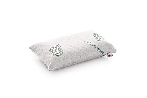 Textilhome &ndash; Almohada de Viaje Viscoel&aacute;stica 43x24 cm | N&uacute;cleo de Visco 100% Natural, Tejido...