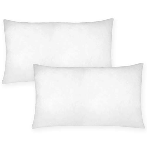 MERCURY TEXTIL - Relleno de Cojin Super Suave Mullido, Antialergico, Fibra Hueca de Alta...