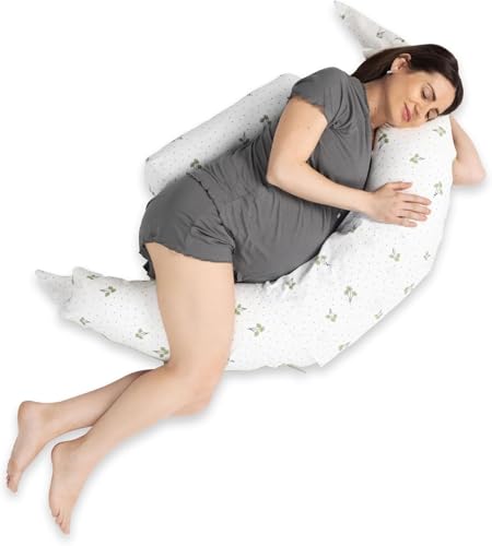 KOALA BABYCARE Cojin Lactancia Bebe y Almohada Embarazada para Dormir XXL - Cojin Embarazada...