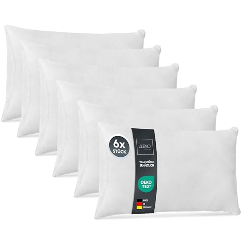 LILENO HOME Lote de 6 Relleno de Coj&iacute;n de 70x90 cm - Relleno Interior Lavable a 40&deg;C Apto para...