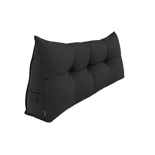 POKAR Coj&iacute;n de Respaldo 160x50x20 cm | Almohada de Lectura para Cama y Sof&aacute; | Coj&iacute;n en Cu&ntilde;a con...