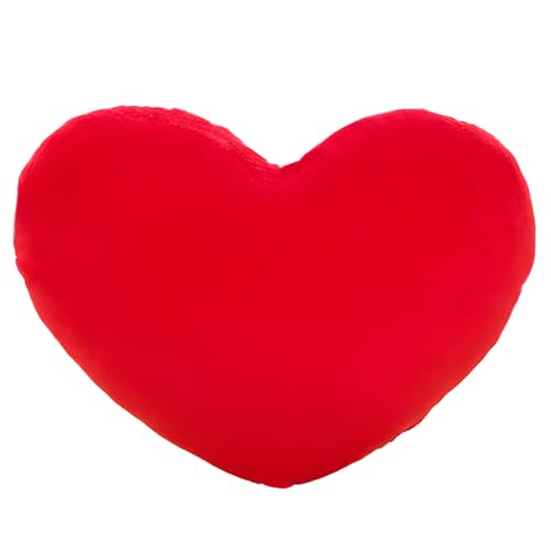 arrderly 1 coj&iacute;n de almohada de coraz&oacute;n, almohada decorativa de felpa esponjosa, bonito coj&iacute;n en...