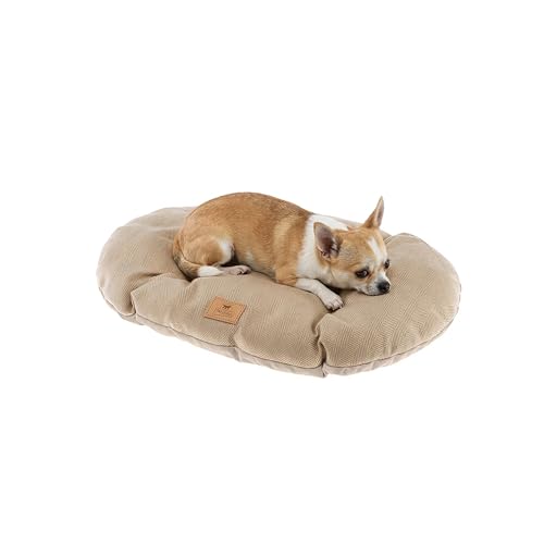 Ferplast Coj&iacute;n Para Perros Y Gatos Stuart 45/2, Doble Cara, Tweed Y Suave Terciopelo, Lavable,...
