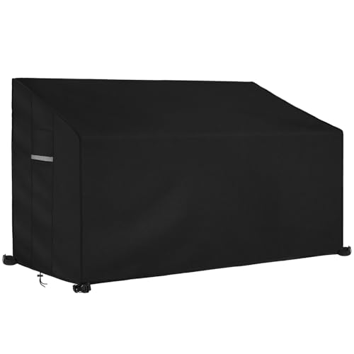 Dokon Funda para Banco de Jard&iacute;n 3 Plazas Impermeable Funda Protectora Banco Exterior con Salidas...