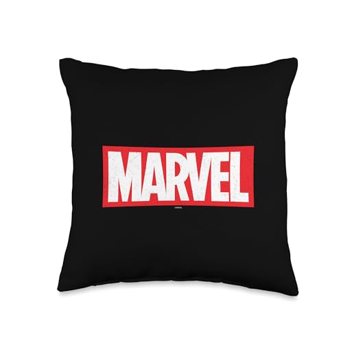 Marvel Classic Red Brick Logo Throw Pillow, 16x16, Multicolor