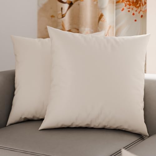 PETTI ARTIGIANI ITALIANI - Par de Fundas de Almohada 45x45 cm, Pareja de Funda de Coj&iacute;n Lisas...