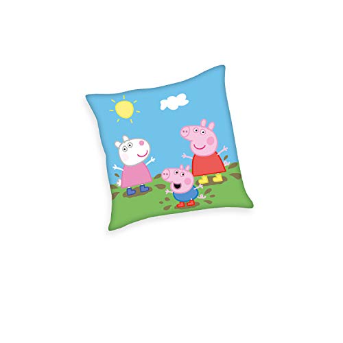 Herding Coj&iacute;n Decorativo con dise&ntilde;o de Peppa Pig, 40 x 40 cm