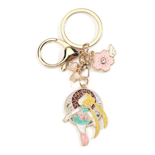 Sailor Moon - Llavero con figura de anime, recuerdo de dibujos animados para bolsos, regalo para...