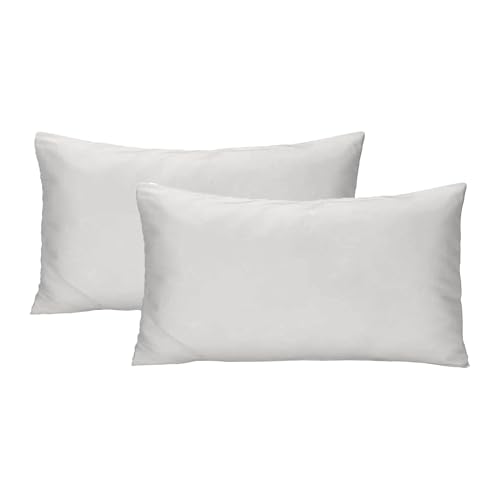 Pack de 2 Fundas de Almohada 40x90 cm - Microfibra 100%, Extra Suaves y Transpirable, Fundas de...