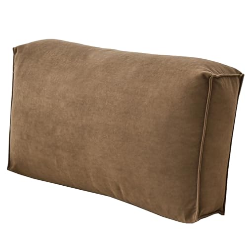 MSNCS Cojín de Respaldo para Sofá, Suave Cama Respaldo, 60/70/80/90/100cm Lujo Cómodo Almohada de...
